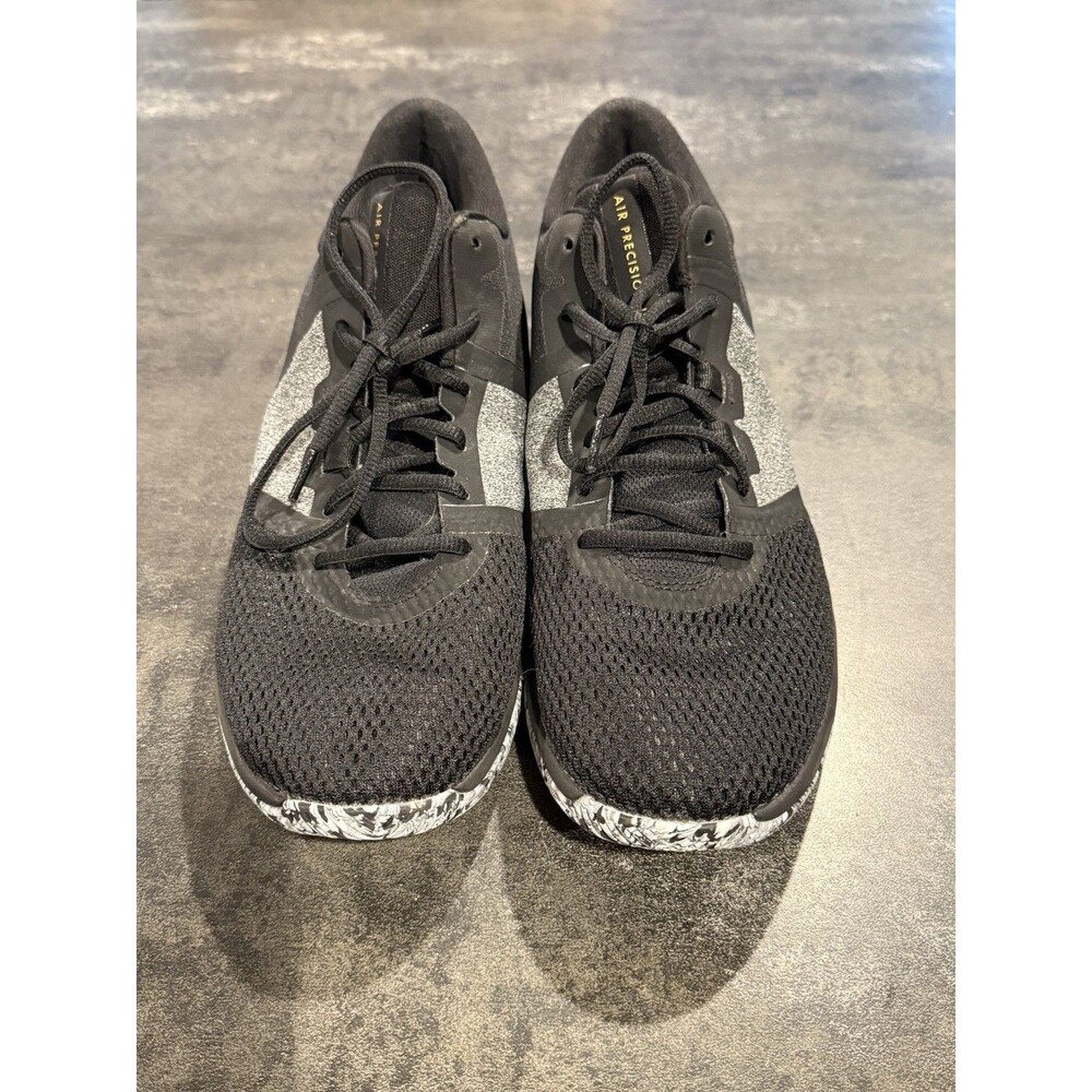 Nike Men's Air Precision II  AA7069-090 Black Basketball Sneakers Size 11